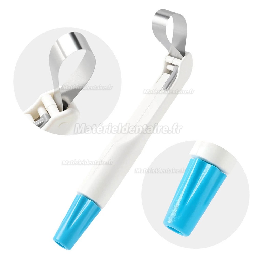 10 matrices de contourage dentaires transparentes, outil de contourage proximal ajustable 6 mm/4,5 mm